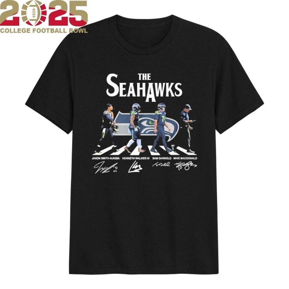 The Seattle Seahawks Abbey Road Smith-Njigba, Walker III, Darnold and MacDona 90